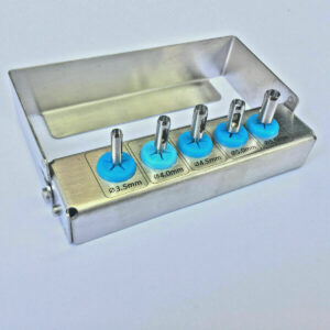 Dental Implant Tissue Punch Kit 5pcs set Surgical Surgery FREE Bur Holder CE