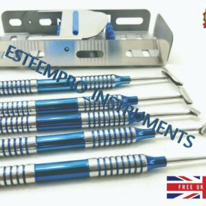 Dental Soft Brushing Kit Implant Surgery Tools Instruments W/ Cassette