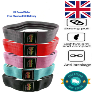 Fabric Resistance Bands Heavy Duty Booty Bands Glute Leg Set Hip Circle Non Slip