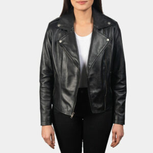 Ladies Leather Motorcycle Fashion Jacket For Women Stylish Casual Party formal